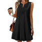 👗Breathable Summer Casual Dress – Embroidered V-Neck, Wrinkle Resistant, Versatile ✨