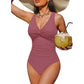 📢📢Women's Tummy Control One-Piece Swimsuit