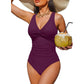 📢📢Women's Tummy Control One-Piece Swimsuit