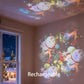 🔥LED Starry Ocean Projector – 360° Rotating Night Light with Sky & Ocean Waves 🌌🌊 | USB Mood Lamp for Bedroom & Kids’ Room 💤