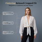 ✨✨Women's Lightweight Chiffon Tie-Front Cardigan – Balloon Sleeves, Sheer, Layering