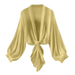 ✨✨Women's Lightweight Chiffon Tie-Front Cardigan – Balloon Sleeves, Sheer, Layering