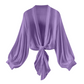 ✨✨Women's Lightweight Chiffon Tie-Front Cardigan – Balloon Sleeves, Sheer, Layering