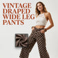 Women's Casual Polka Dot Wide Leg Pants