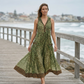 Women's Summer Leopard Printed Maxi Dress
