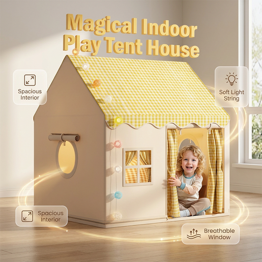 🏆 Último día 50% de descuento 🏠 Castillo de tiendas de juegos para niños ✨