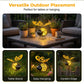 🐝💡Hanging Solar Bee Light – Warm Amber Glow, Flicker-Free, Perfect for Garden Parties, Camping, or Kids’ Rooms🌞