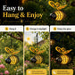 🐝💡Hanging Solar Bee Light – Warm Amber Glow, Flicker-Free, Perfect for Garden Parties, Camping, or Kids’ Rooms🌞