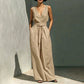 🔥New Products Now Available-Summer Fashion Sleeveless Top & Wide-Leg Pants Set