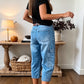 ⏰Women's Casual Stretchy Cropped Denim Pants