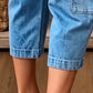 ⏰Women's Casual Stretchy Cropped Denim Pants