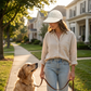 🔥LAST DAY SALE: ONLY $25.99!!🎁✨Women’s UPF 50+ Elegant Foldable Sun Hat – Wide-Brim Cotton Bucket Hat with Neck Flap & Adjustable Strap 🌞🇬🇧 | Packable, Breathable & Beach-Ready