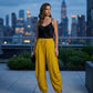 👖Relaxed Lantern Trousers with Elastic Drawstring – Soft & Breathable for All-Day Comfort