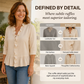 🔥New Arrivals & Best Sellers-Women's Elegant Ruffled V-Neck Top