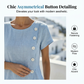 🔥Summer Best Sellers-Women’s Summer Round Neck Elegant Solid Color Dress