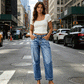 🔥New Arrivals & Special Offers-Women's Stretchy Classic Denim Jeans