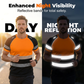 🔥Limited-Time Offer-Men’s Fluorescent Color Block Athletic Shirt Outdoor Safety Tee