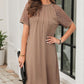 Women’s Elegant Dress with Lace Hollow Sleeves