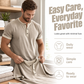 ⌛Limited-Time Offer-Men's Short Sleeve Breathable Henley Shirt