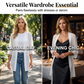 ⌛Limited-Time Offer-Women's Chiffon Open Front Cardigan Loose