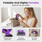 ❄️ Handheld Turbo Fan – Ice-cooling plate, 3-in-1 use, compact and portable