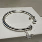 ⌛Limited-Time Offer-Vintage Floral Silver Bangle