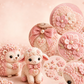 🎀🎁Pink Enchanted Forest DIY Felt Patchwork Kit