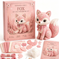 🎀🎁Pink Enchanted Forest DIY Felt Patchwork Kit