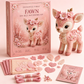 🎀🎁Pink Enchanted Forest DIY Felt Patchwork Kit