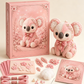 🎀🎁Pink Enchanted Forest DIY Felt Patchwork Kit