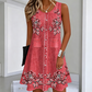 ⌛Limited-Time Offer-Women's Sleeveless Floral Button Down Dress