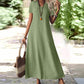 ⌛Limited-Time Offer-Women's Short Sleeve V-Neck Maxi Dress