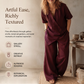 Women's Asymmetrical Top & Wide-Leg Pants Set