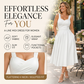 Women's Elegant V-Neck Dress with Pockets