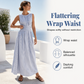 🎀👗Women Casual Striped Maxi Dress Sleeveless
