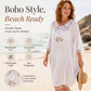 ✨New Arrival✨🌊Flowy Patchwork Cover-Up with Boho Tassels – Ideal for Vacation