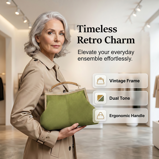 🔥Trending Now👜 Vintage Shell Bag in Soft Hues – Chic Accessory for Day or Evening