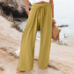 Summer Bestseller🔥👖 Elastic Drawstring Wide-Leg Pants with Pockets – Breezy & Comfortable for Everyday Wear