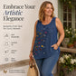 ⌛Limited-Time Offer-Women's Summer Butterfly Print Tank Top