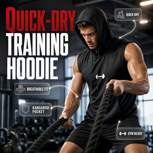 Summer Bestseller🔥 Sleeveless Athletic Hoodie with Drawstring