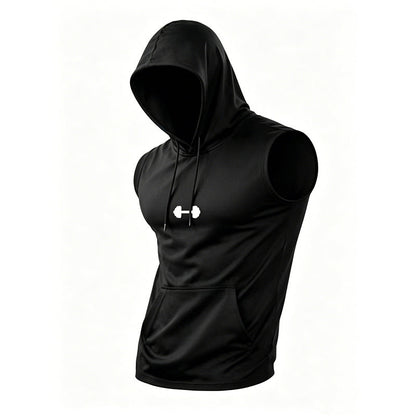 Summer Bestseller🔥 Sleeveless Athletic Hoodie with Drawstring