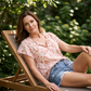 👚Women Casual V Neck Floral Print🌸