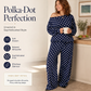 🔥Limited-Time Offer-Women's Off-Shoulder Polka Dot 2-Piece Set
