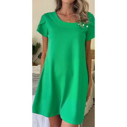 Women's Casual Short-Sleeved T-Shirt Mini Dress