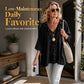 ⌛Limited-Time Offer-Women’s Casual V-Neck Ruffle Trim Blouse