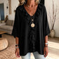 ⌛Limited-Time Offer-Women’s Casual V-Neck Ruffle Trim Blouse