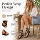 ❄️👡Women Flat Strappy Sandals Gladiator Rivet Ankle Strap Toe Loop Beach Shoes