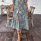 Women's Summer V-Neck Floral Dress