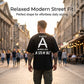 🔤🛹 LIMITED TIME 50% OFF! 👕Men's Back-Letter Print Tee – Bold back graphic & relaxed fit – Turn heads with every step.