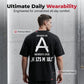 🔤🛹 LIMITED TIME 50% OFF! 👕Men's Back-Letter Print Tee – Bold back graphic & relaxed fit – Turn heads with every step.